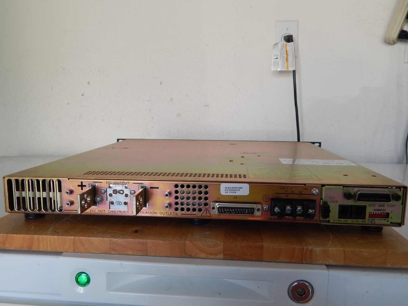 SORENSEN DCS20-50E M9C (GPIB) DC Power Supply (2 in stock) SORENSEN DCS20-50E M9C (GPIB) DC Power Supply (2 in stock)